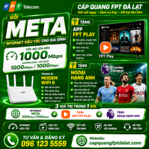 combo Meta WIFI 6, Truyền hình FPT Play, Ngoại Hạng Anh