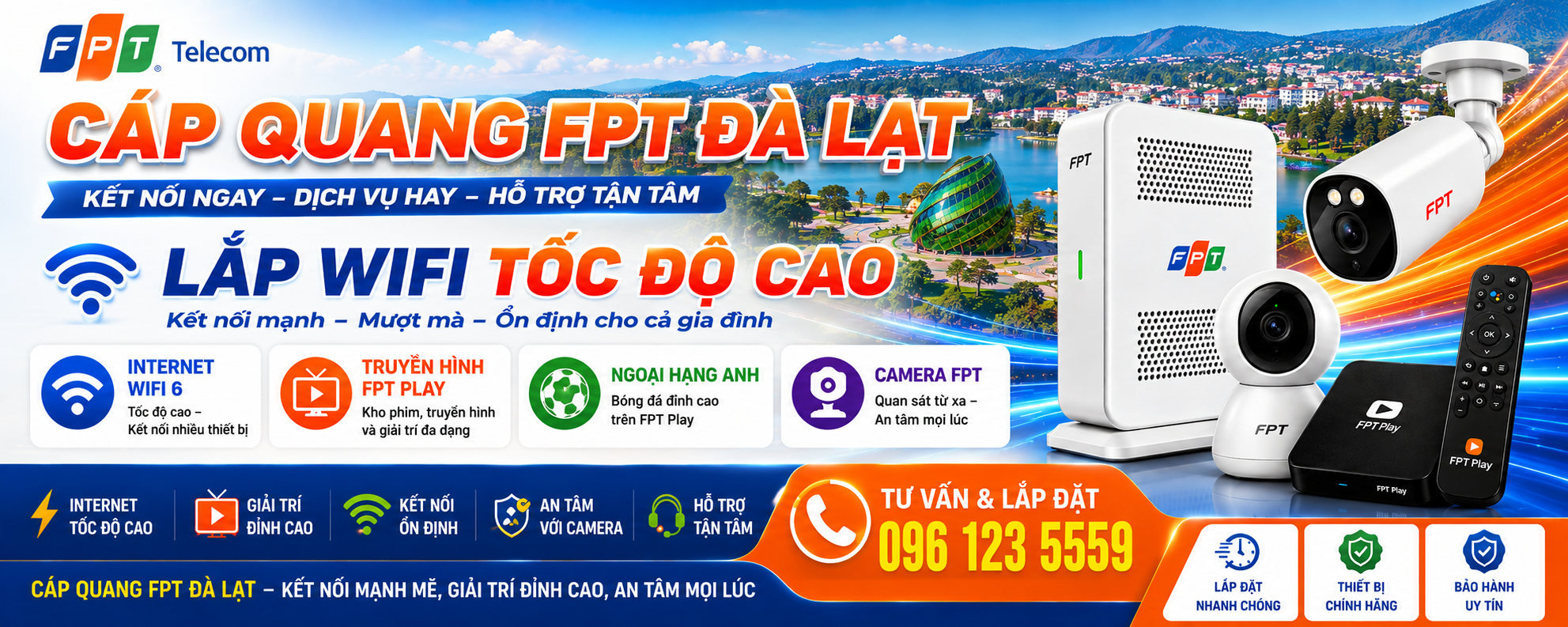 Cáp Quang FPT Đà Lạt